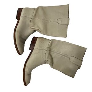 Beige Women's Cowboy Boots Size 7